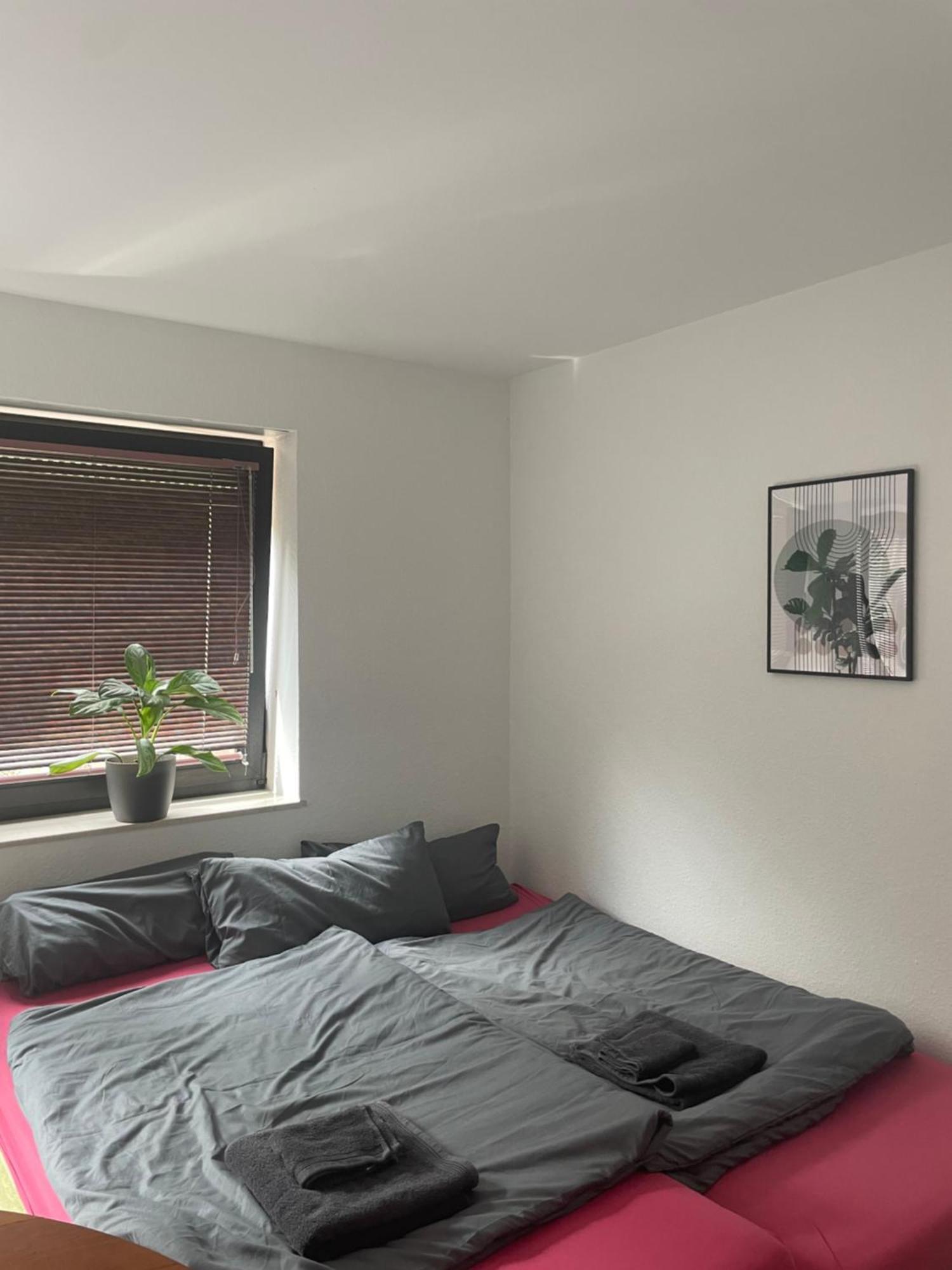 Schoenes Apartment Mit Terrasse Im Steingarten 바트빌벨 외부 사진